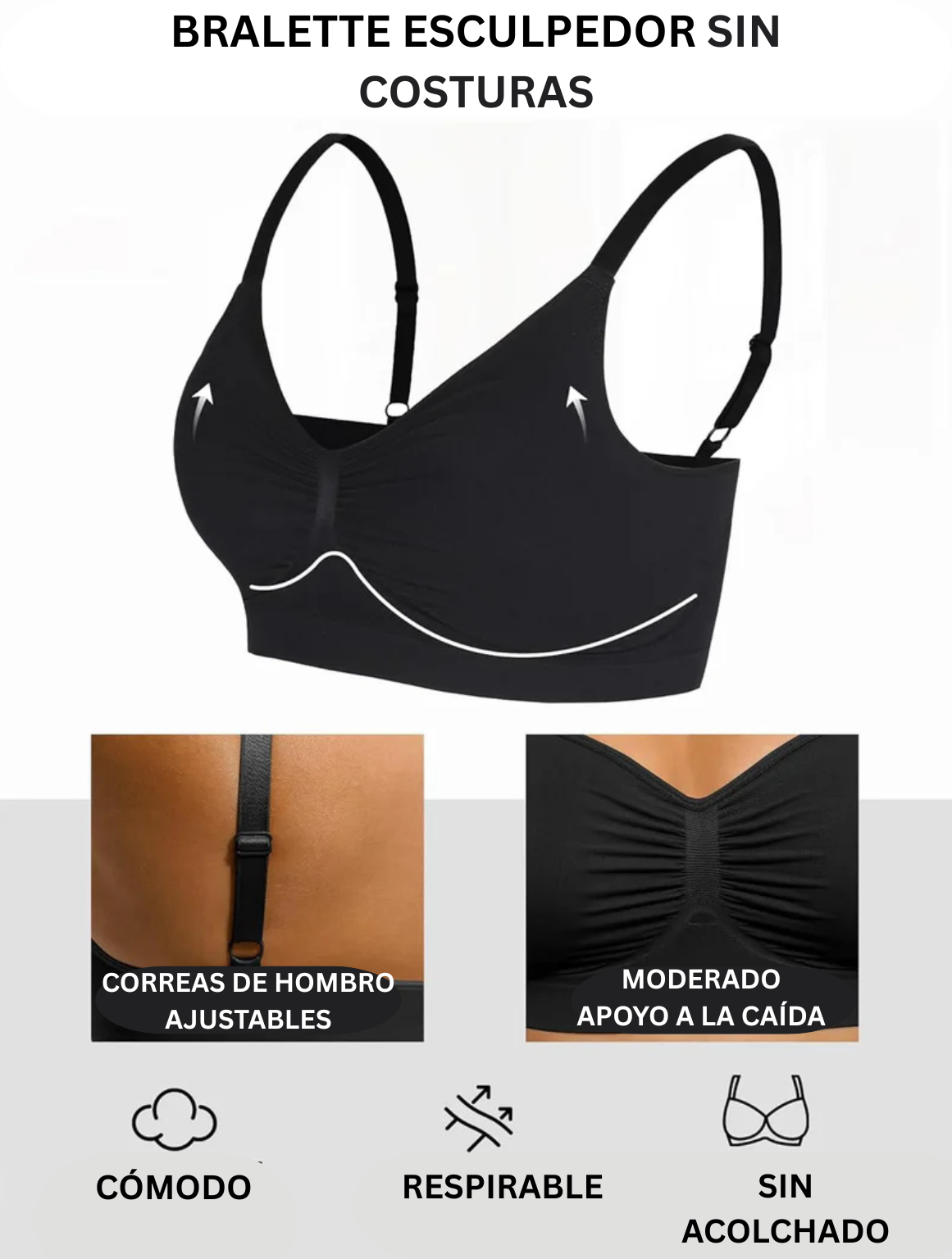 Sujetador Sin aros