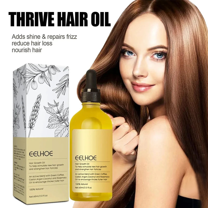 Huile pour la croissance des cheveux